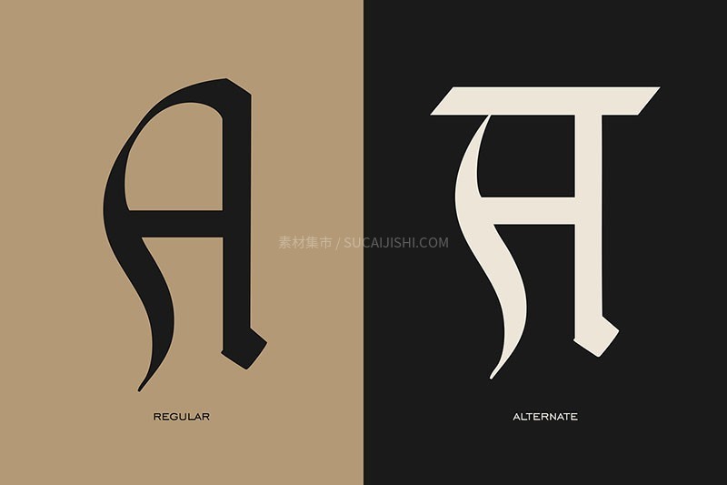 Shavanshi Rajdhani 印度风英文字体